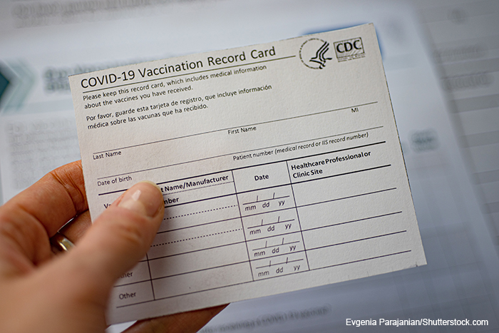 COVUD Vaccine Card